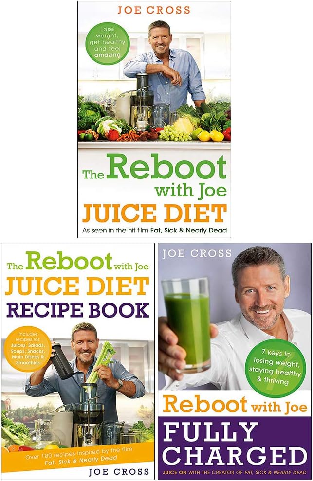 The Reboot with Joe Juice Diet 3 Books Collection Set ( The Reboot with Joe Juice Diet,The Reboot with Joe Juice Diet Recipe Book,Reboot with Joe Fully Charged)