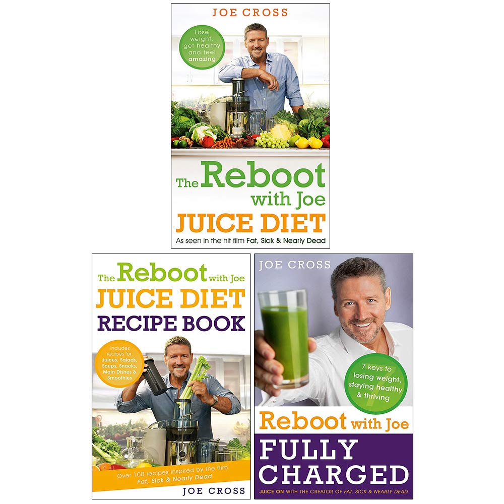 The Reboot with Joe 3 Books Collection Set by Joe Cross (The Reboot with Joe Juice Diet, Juice Diet Recipe Book, Fully Charged)      Paperback – January 1, 2019