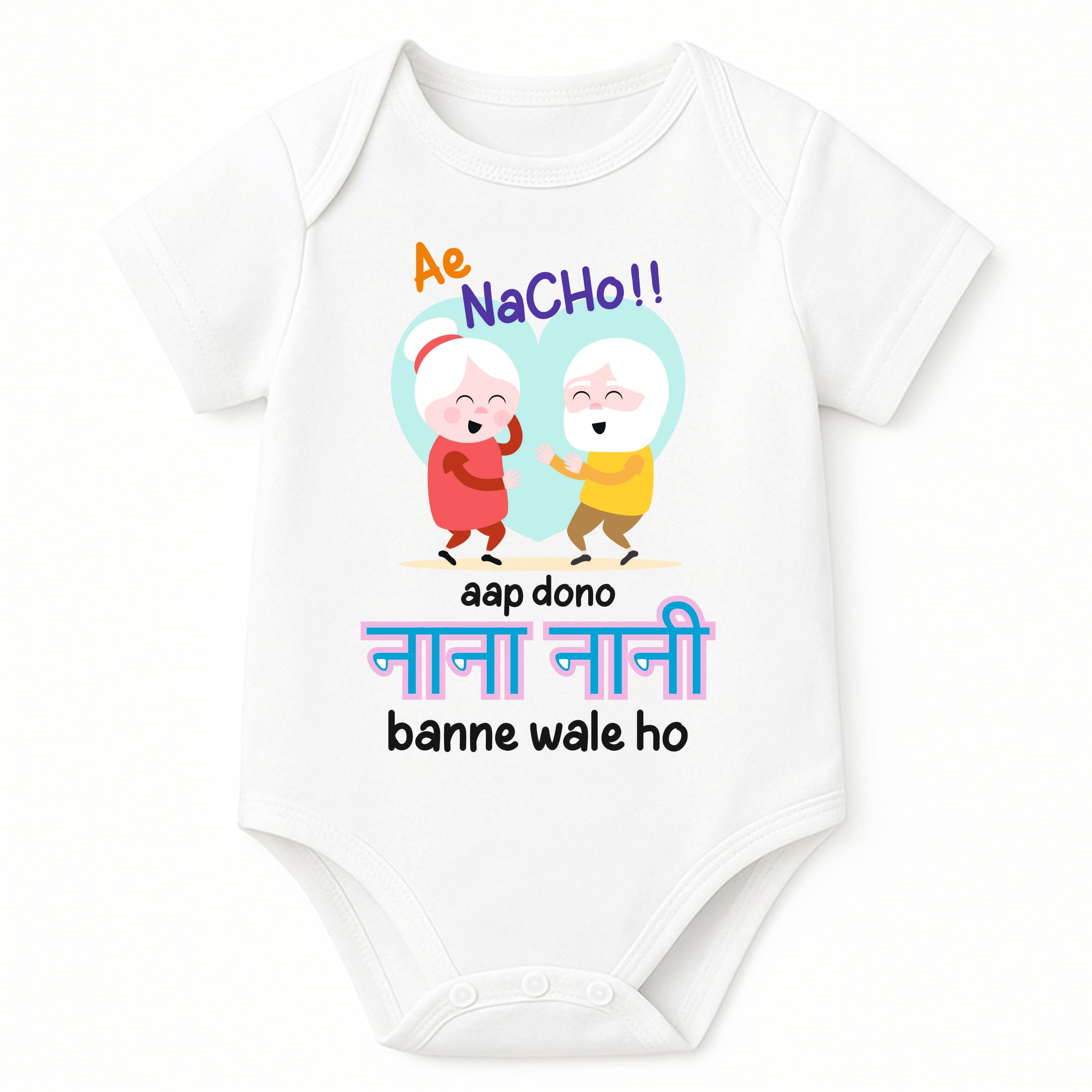 Lillypupp Pregnancy Announcement Gift for Grandparents to be | Baby Coming Soon Bodysuit | Reveal idea for Grandma, Grandpa, Dad, Husband, Aunt, Uncle or Family