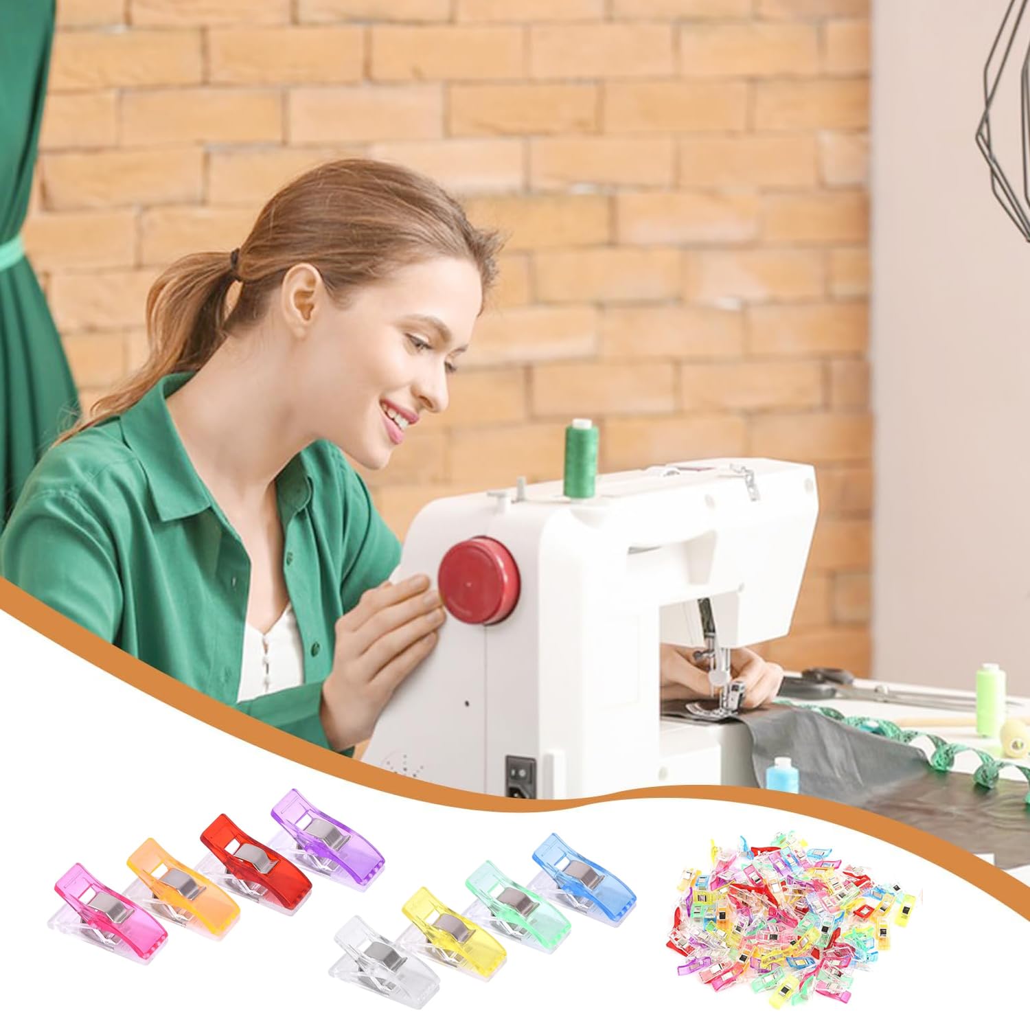 Pinces Couture 50 Pièces - Multicolores - Pour Tissu, Quilting, DIY - Alternative Aux épingles