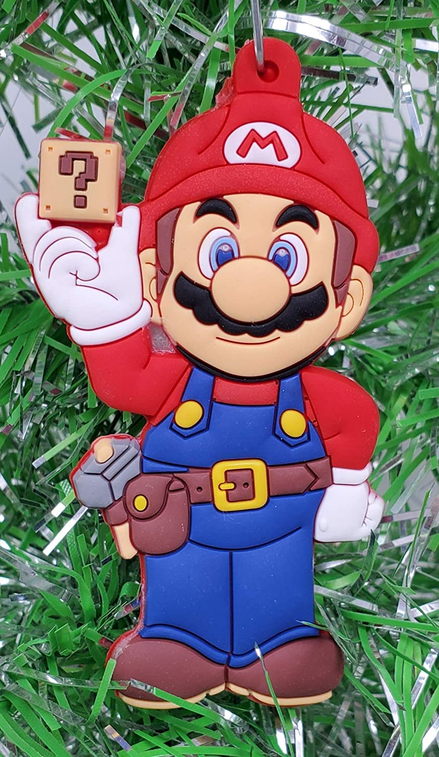Mario Ornament (Unique Shatterproof Design)