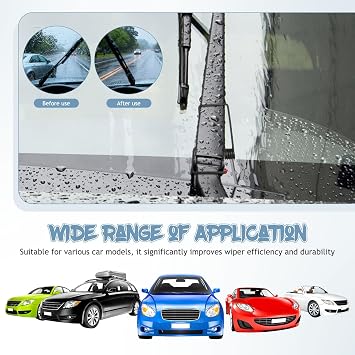Universal Windshield Wiper Arm Spring Set Enhances Wiper Performance, Corrosion-Resistant, Easy Installation, Improves Visibility in Rain & Snow, Durable & Long-Lasting for All Car