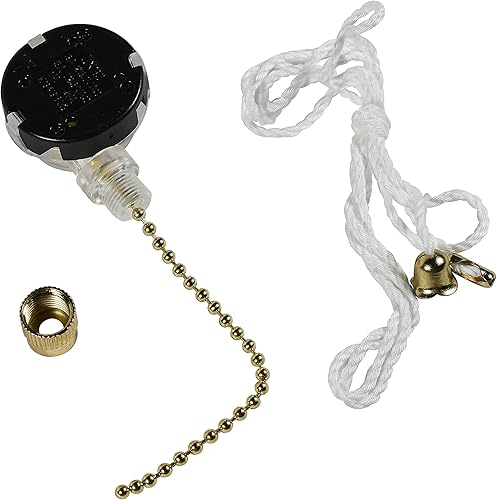 Miniatura 5 de HQRP Switch Ventilador de techo con control de cadena de tracción de 3 velocidades con ventilador de techo Harbor Breeze