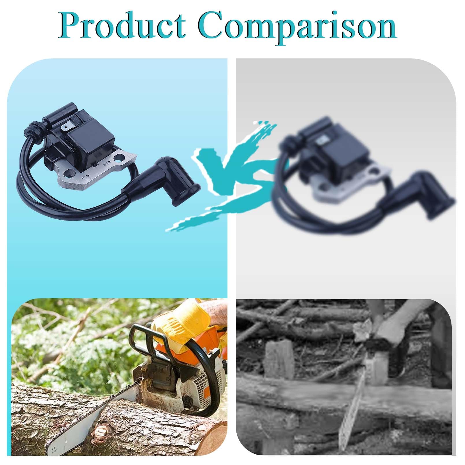 Bobina di accensione per Stihl BR320 BR340 BR380 BR420 SR320 soffiatore con candela Sostituisci parte 4203 400 1301