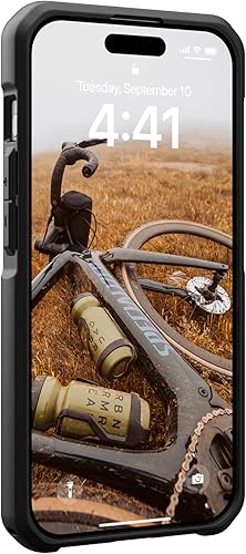 Miniatura 8 de URBAN ARMOR GEAR UAG - Funda compatible con iPhone 15 Pro de 6.1 pulgadas, funda Metropolis LT Kevlar negra con imán integrado compatible con carga