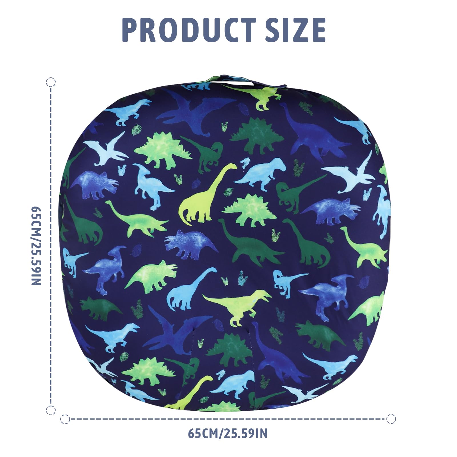 TANOFAR Newborn Lounger Cover, Baby Pillow Covers for Girls Boys, Removable Infant Lounger, Breathable, Comfortable, Dinosaurs