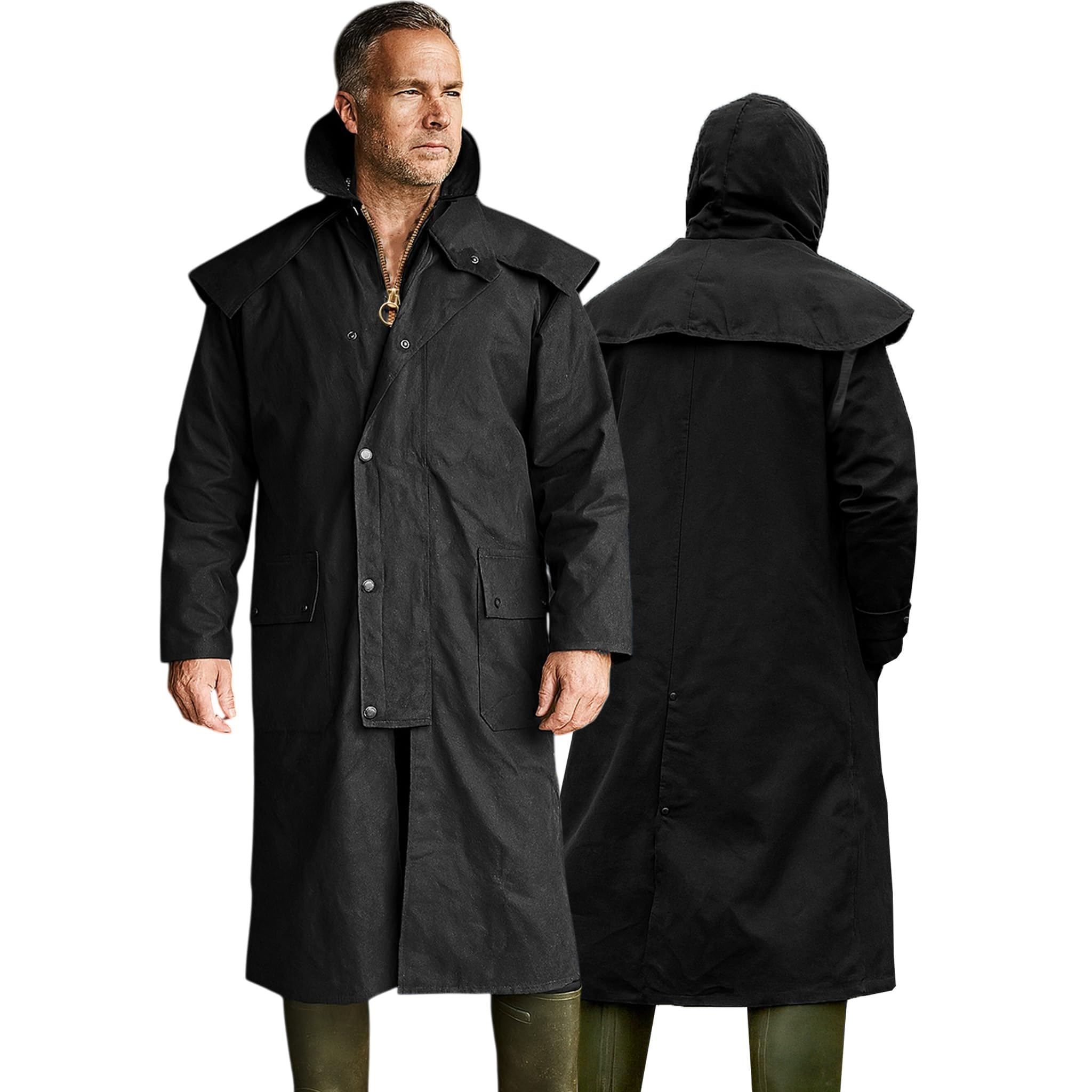 Wax Stockman Long Cape