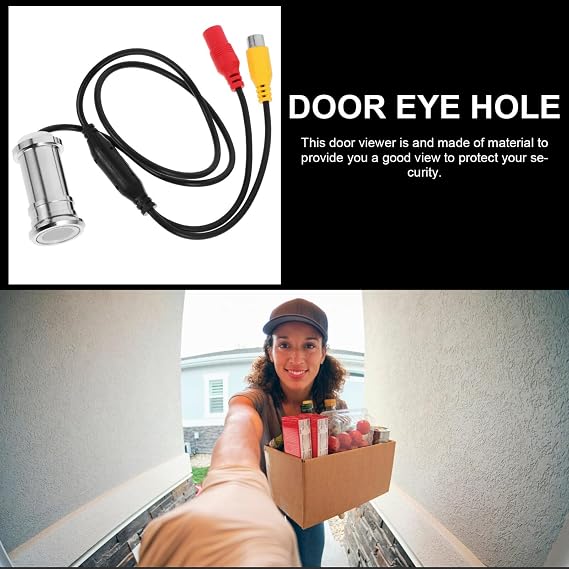 Wide Angle 800Tvl Cmos Video Door Viewer Camera for Indoor Security Surveillance with High Definition Door Eye Hole Peephole