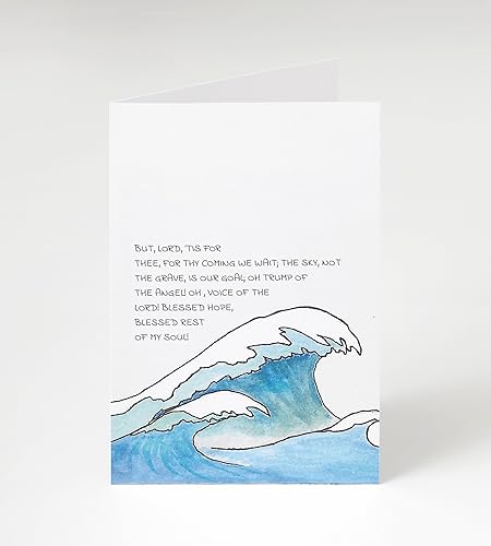 Miniatura 4 de Hymns By Hannah - Juego de 4 tarjetas de notas con sobres y sellos adhesivos para sobres, 4 x 6 pulgadas, interior en blanco, reimpresiones de arte