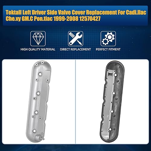 Miniatura 4 de Tapa de válvula para Chev-rolet Tahoe 2000-2008, para G-M-C Yukon XL 1500 2500 2000-2008. Reemplaza 264-965 12570427 12561820 (lado del conductor)