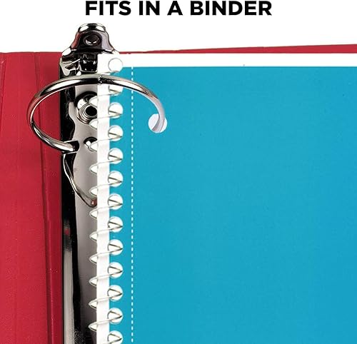 Miniatura 2 de Mead Cuaderno de espiral, 1 materia, papel a rayas, 70 hojas, 10 12 pulgadas x 7 12 pulgadas, azul, paquete de 4 (38400)