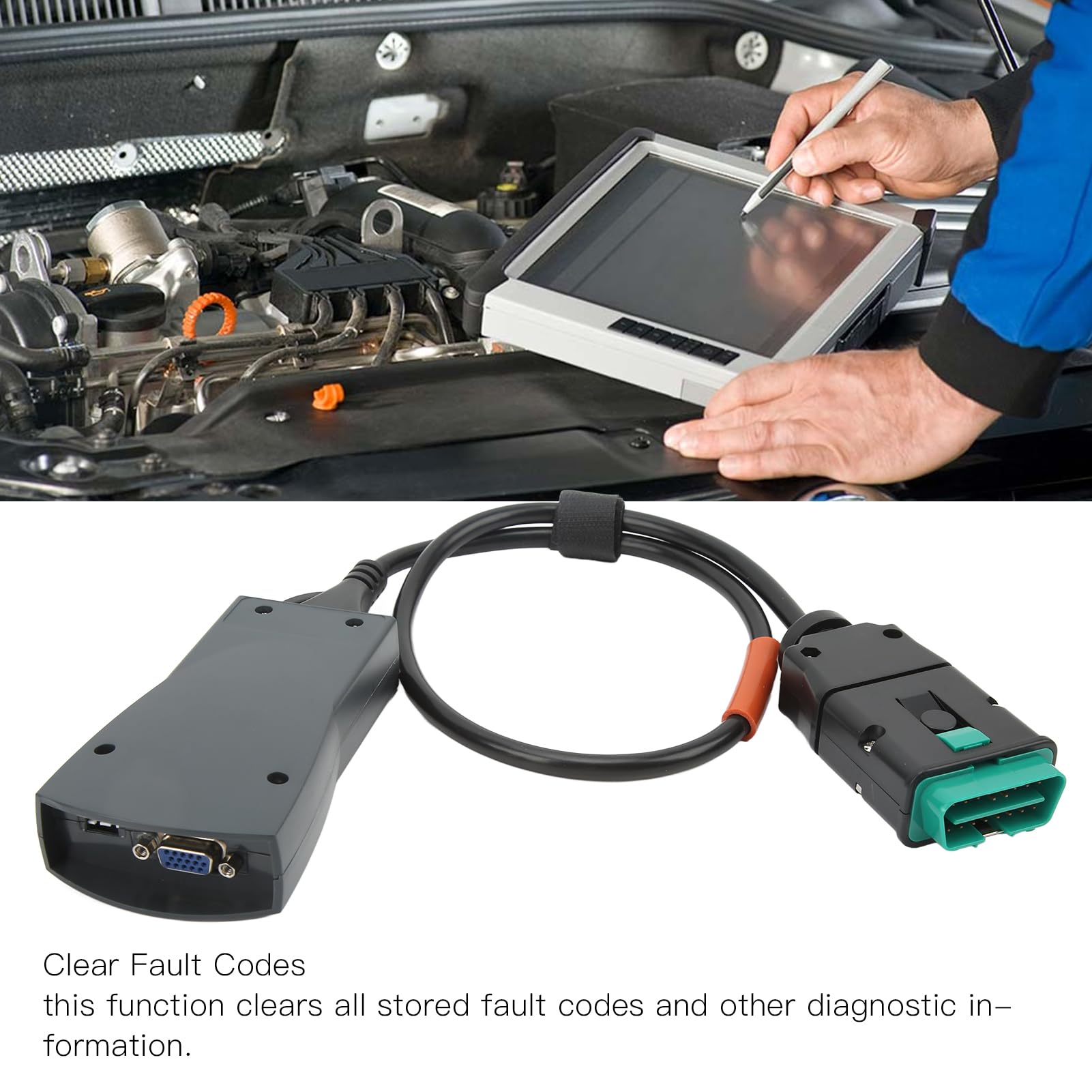 Escáner de Diagnóstico Automotriz, Herramienta de Análisis OBD V48 for Diagnóstico y Mantenimiento de Vehículos