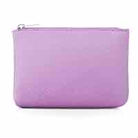 Portamonete In Pelle Vegana - Mini Borsellino Con Cerniera, Per Monete E Carte, Rosa - Foto 13