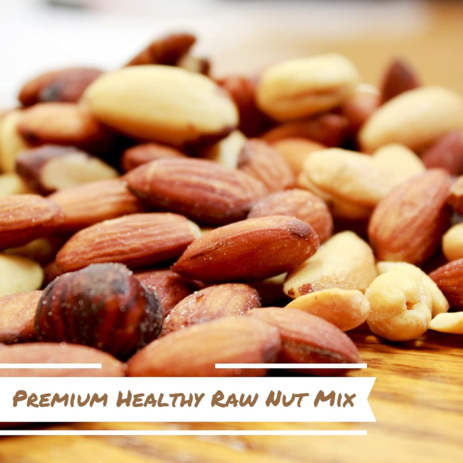 Deluxe Raw Mixed Nuts with No Peanuts by Its Delish, Bulk 2 lbs Jumbo Reusable Container – Premium Raw Unsalted Nut Mix Without Peanuts – Great for Parties, Snacking and Salads - Keto, Vegan, Kosher