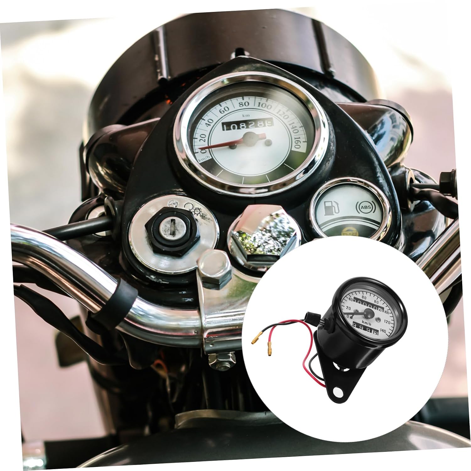 Speedometer Motorbike Modified Gauge Dual Odometer Motorcycle Accessory