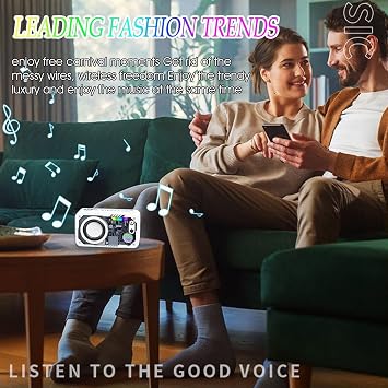 Portable Speaker Audio with LED Light