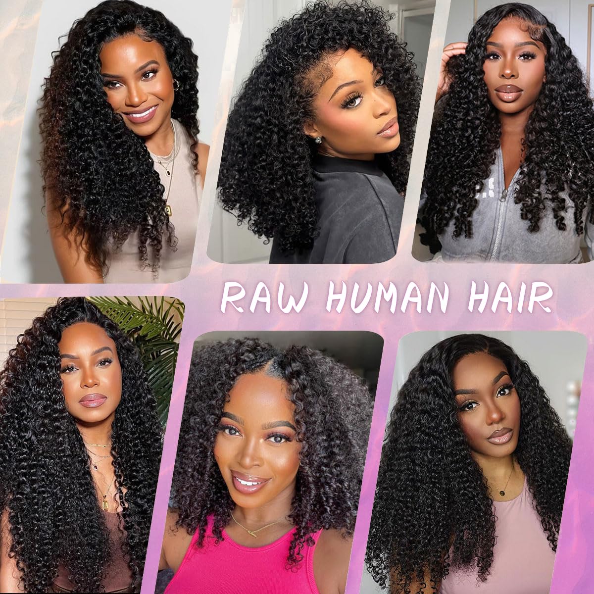 Burmese Curly Bundles Human Hair 14 16 18 Inches 3 Bundles 3C4A Water Wave Quick Weave with Spiral Curly End 100% Raw Human Hair Bundles Curly Hair Extensions for Women Natural Black