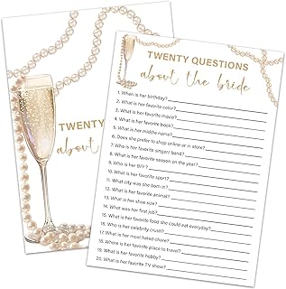 Bridal Shower for Engagement Wedding Party, Bridal Shower Games 30 Guest...