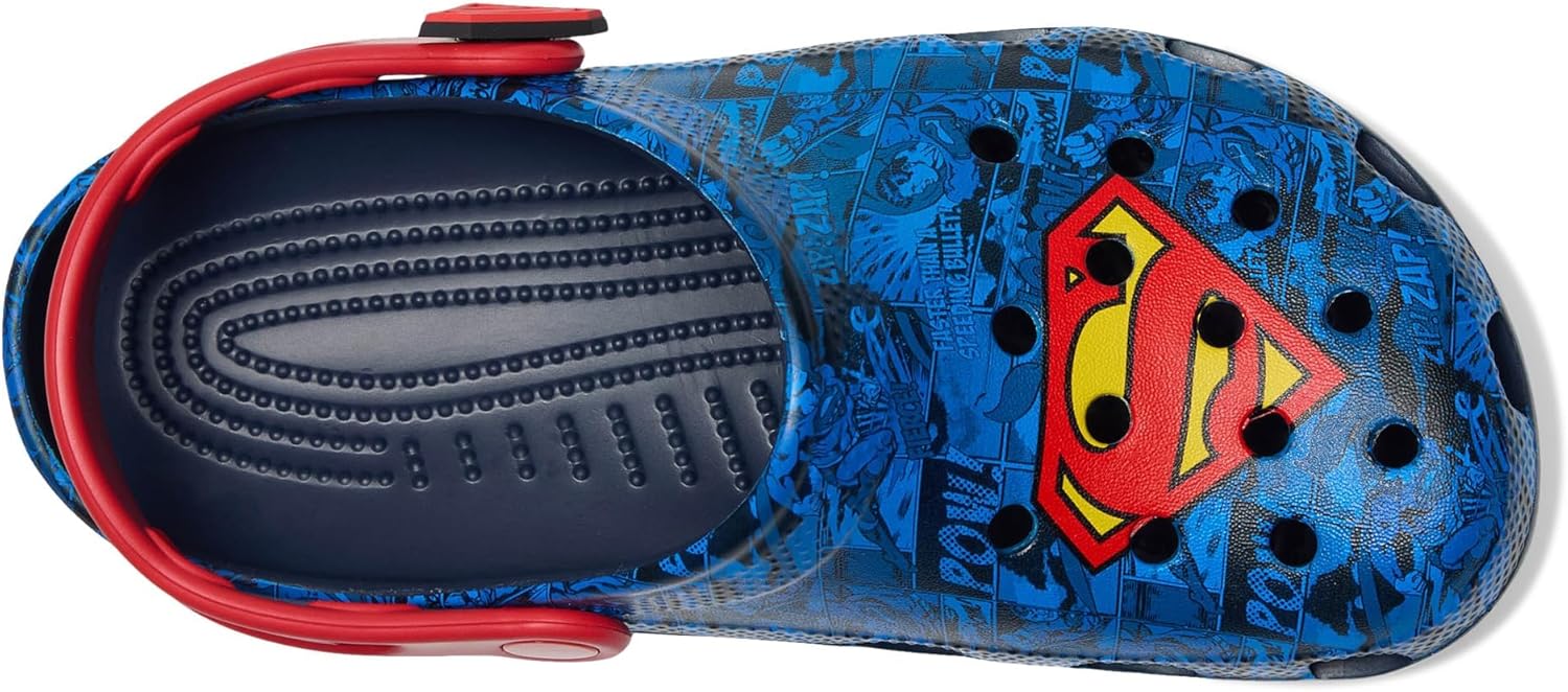 Crocs Kids' Classic Superman Clogs - Image 2