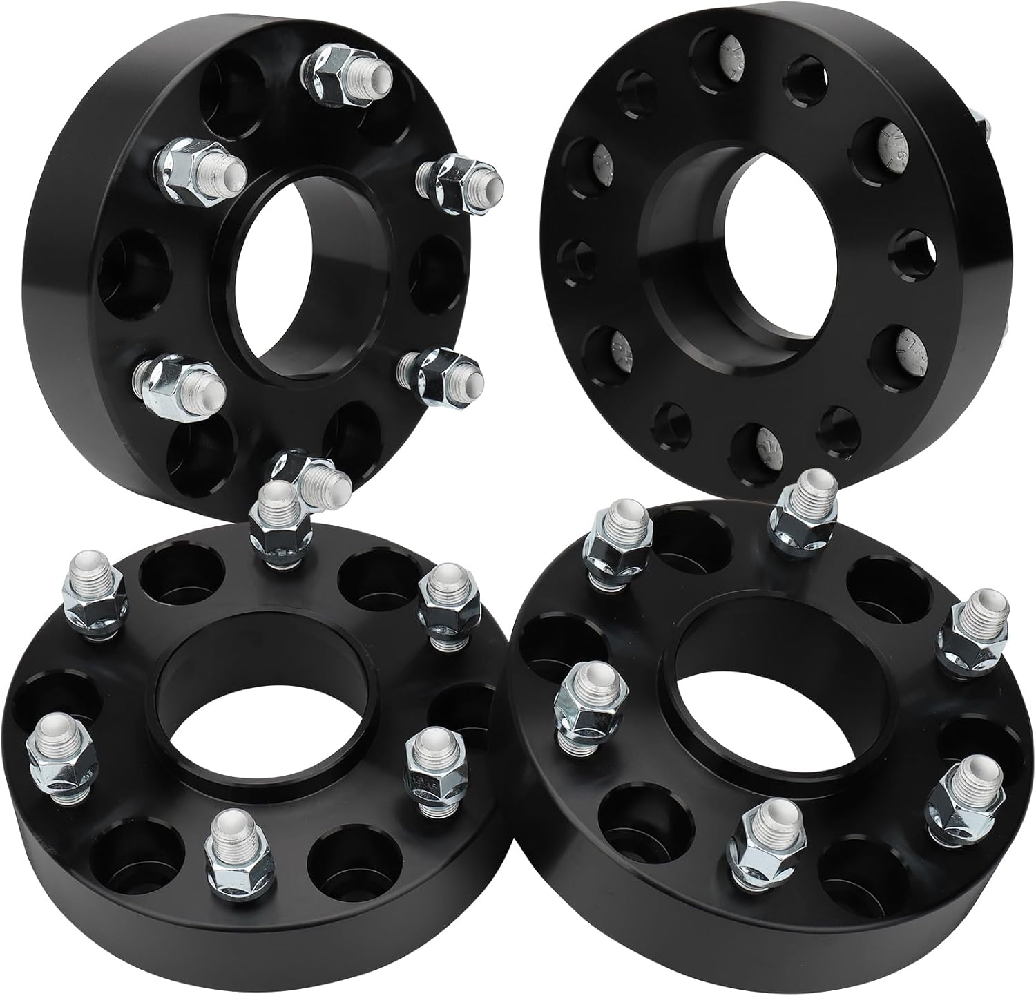 Forged 1.5inch 6x139.7mm Wheel Spacers (78.1mm Hub Bore, M14x1.5 Studs) 6x5.5" Hubcentric Spacer Adapters for Chevy GMC for 99-21 Silverado 1500/Cadillac Escalade, 01-21 Tahoe, Sierra 1500/Yukon XL