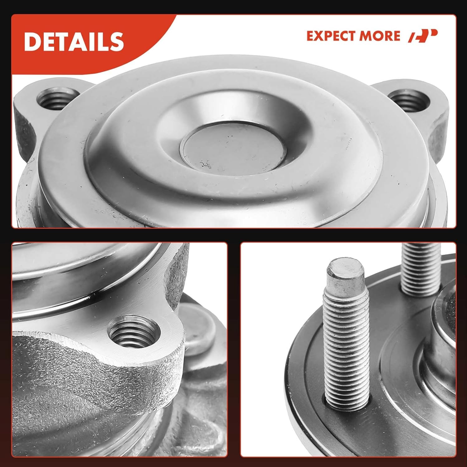 A-Premium Rear Wheel Bearing and Hub Assembly with 5-Lug Compatible with Chevrolet Cruze 2013-2015, Cruze Limited 2016