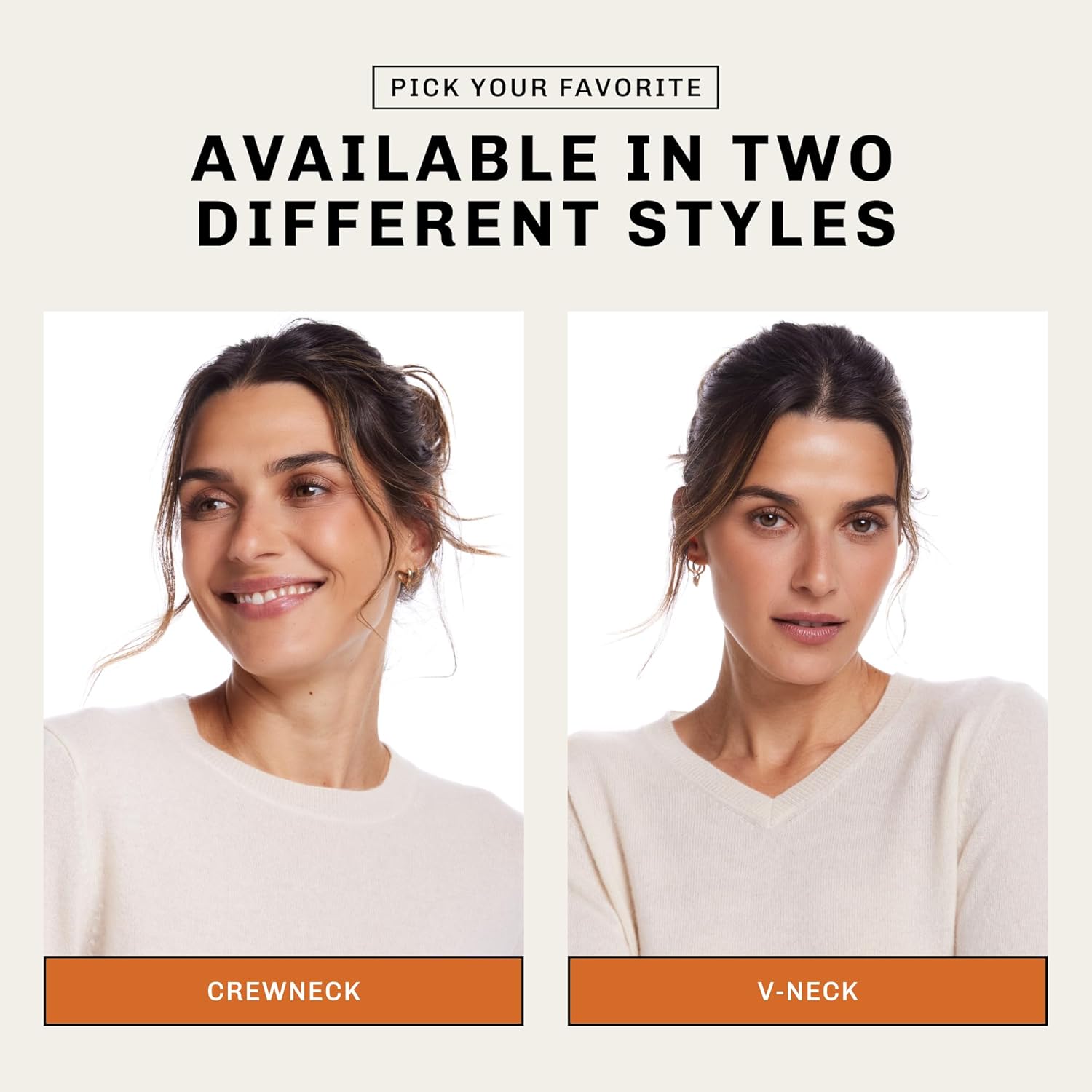 Weatherproof Vintage Women's Lightweight 100% Pure Thin Cashmere Sweater, Long Sleeve Sweatshirt, Casual Soft Pullover(XS-XL)