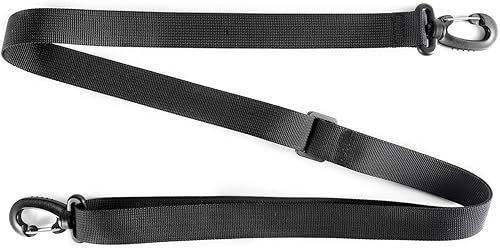 Vista 9 de OneTigris Correas de hombro de repuesto para bolsa de mensajero (2 unidades, negro)