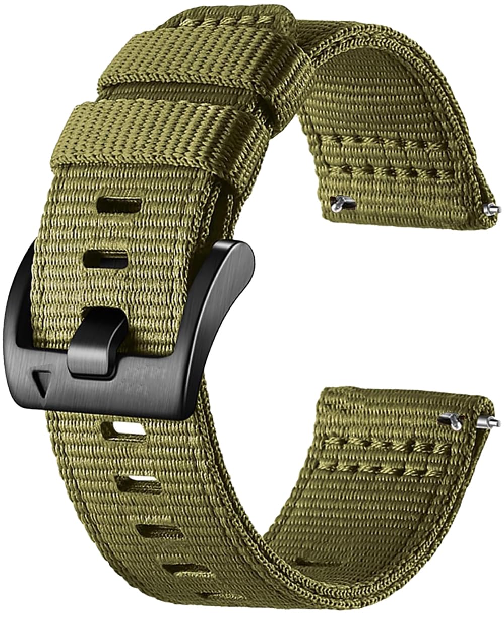 Zitel® Band Compatible with Garmin Forerunner 265, 255, 255 Music, Vivoactive 4 45mm, Venu 245 mm, Venu 3 45mm Smartwatch - 22mm Wide Rugged Nylon Sports Band-picture-28