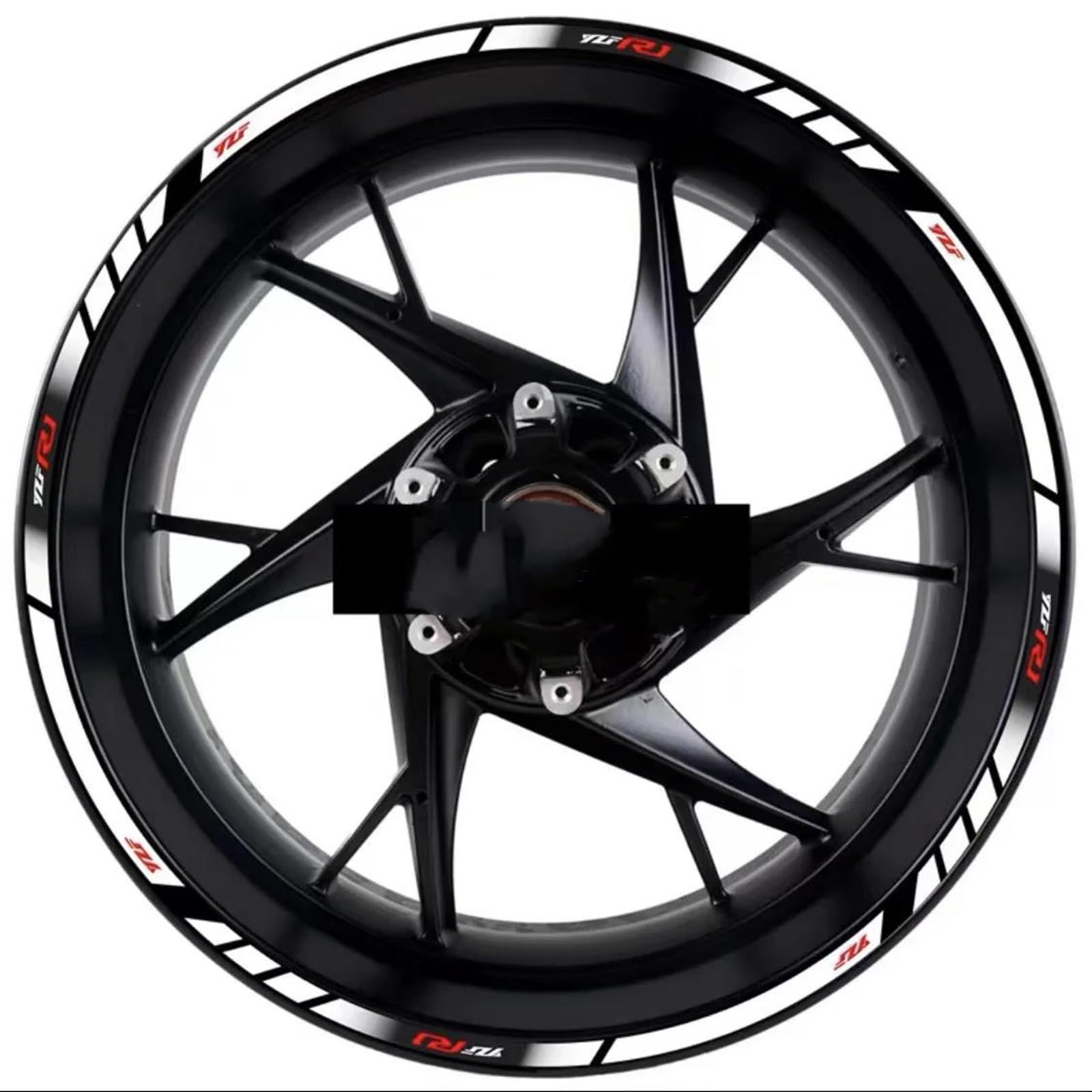 Stickers Motorcycle Accessories Reflective Rim Edge Stripes Wheel Stickers for YZFR1 YZF-R1(Style 10)