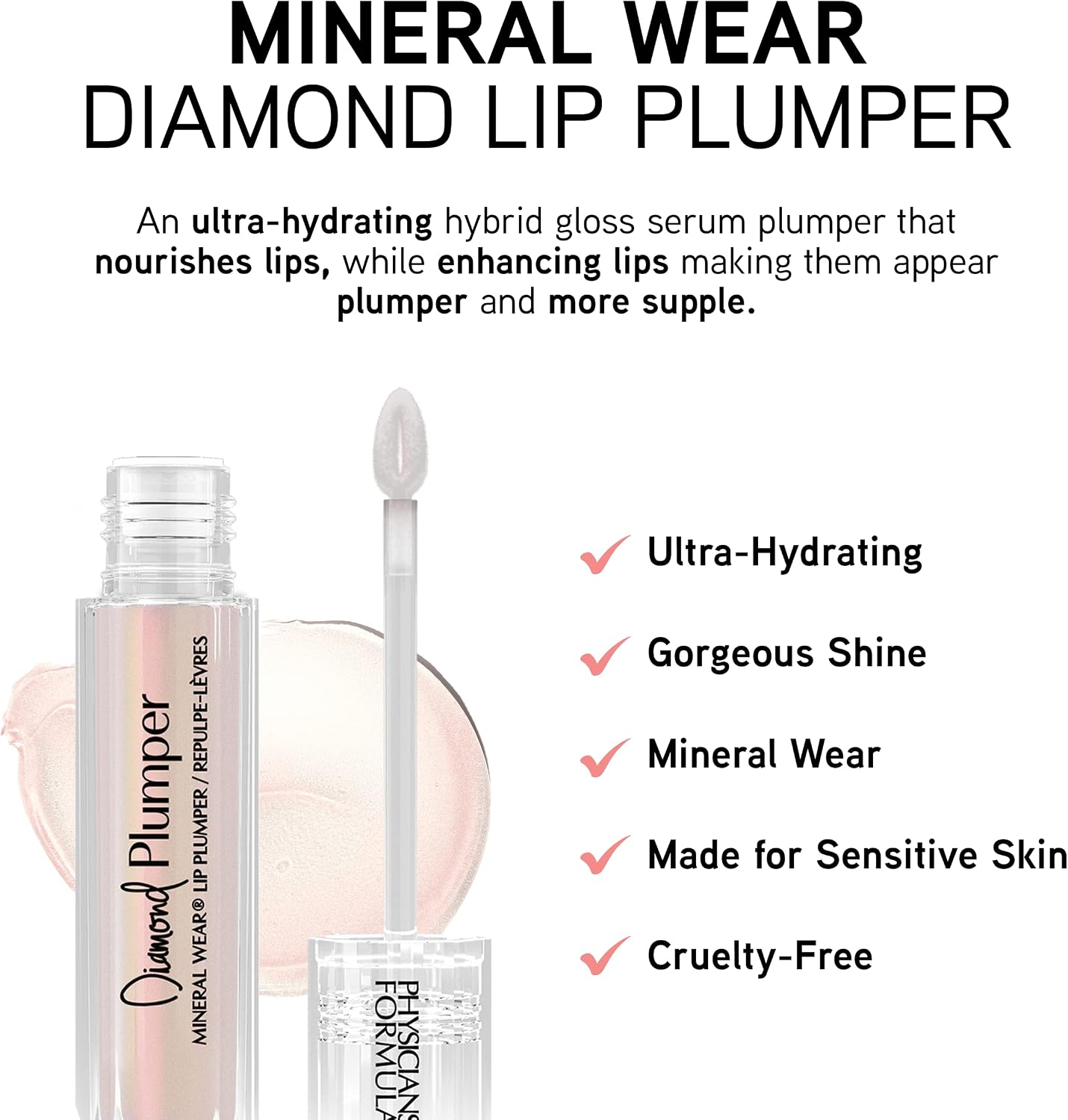 Physician's Formula, Inc., Diamond Plumper, Lip Plumper with Hydrating, Nourishing and Plumping Formula - Image 3