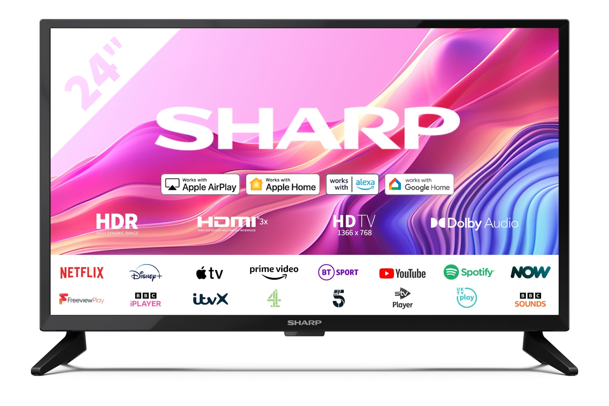 Sharp 24fd6k 24 Inch Hd Ready Smart Roku Tv In Desertcart INDIA