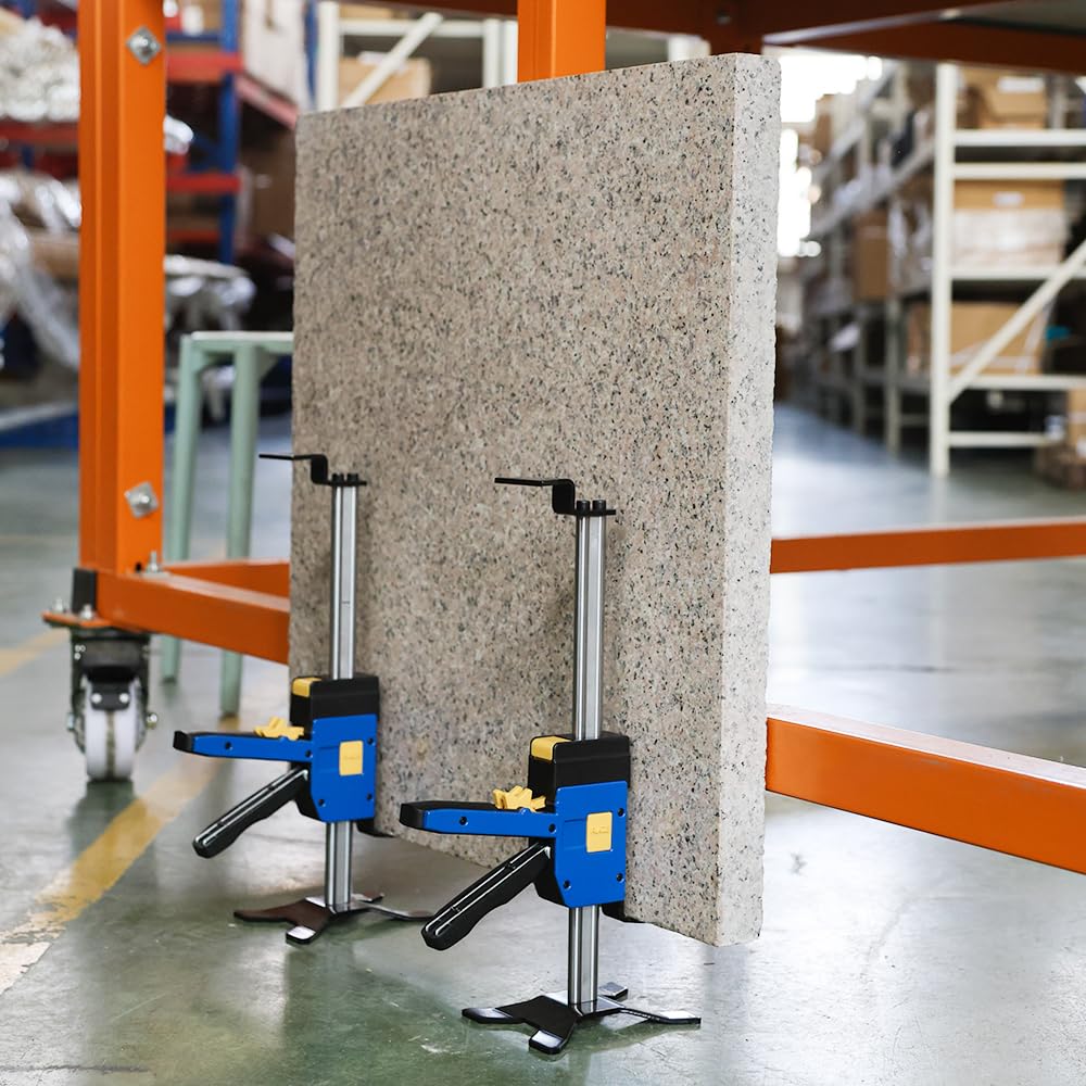 HeviJack Montagelift Armheber mit Langsamabsenkung, Verstellbare Montagehilfe, Handheber Werkzeug, Kraftsparender Arm Jack Lifter für Schränke, Bodenbeläge, Fensterinstallation und Lastenheben