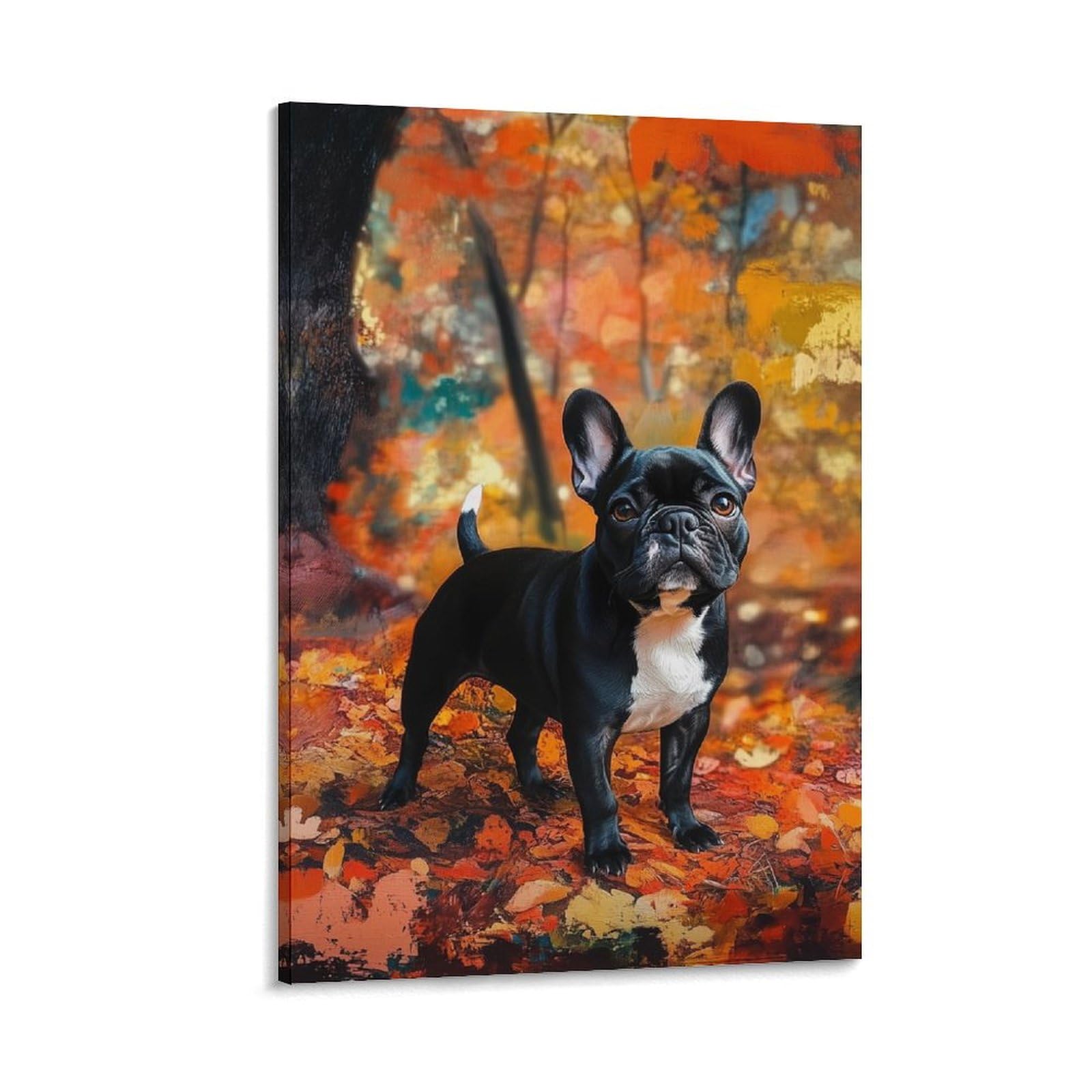 Impression sur toile bouledogue français pour sublimer votre maison