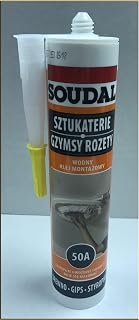 Soudal 50A - Single Tube - Universal Adhesive for Styrofoam Ceiling Tiles