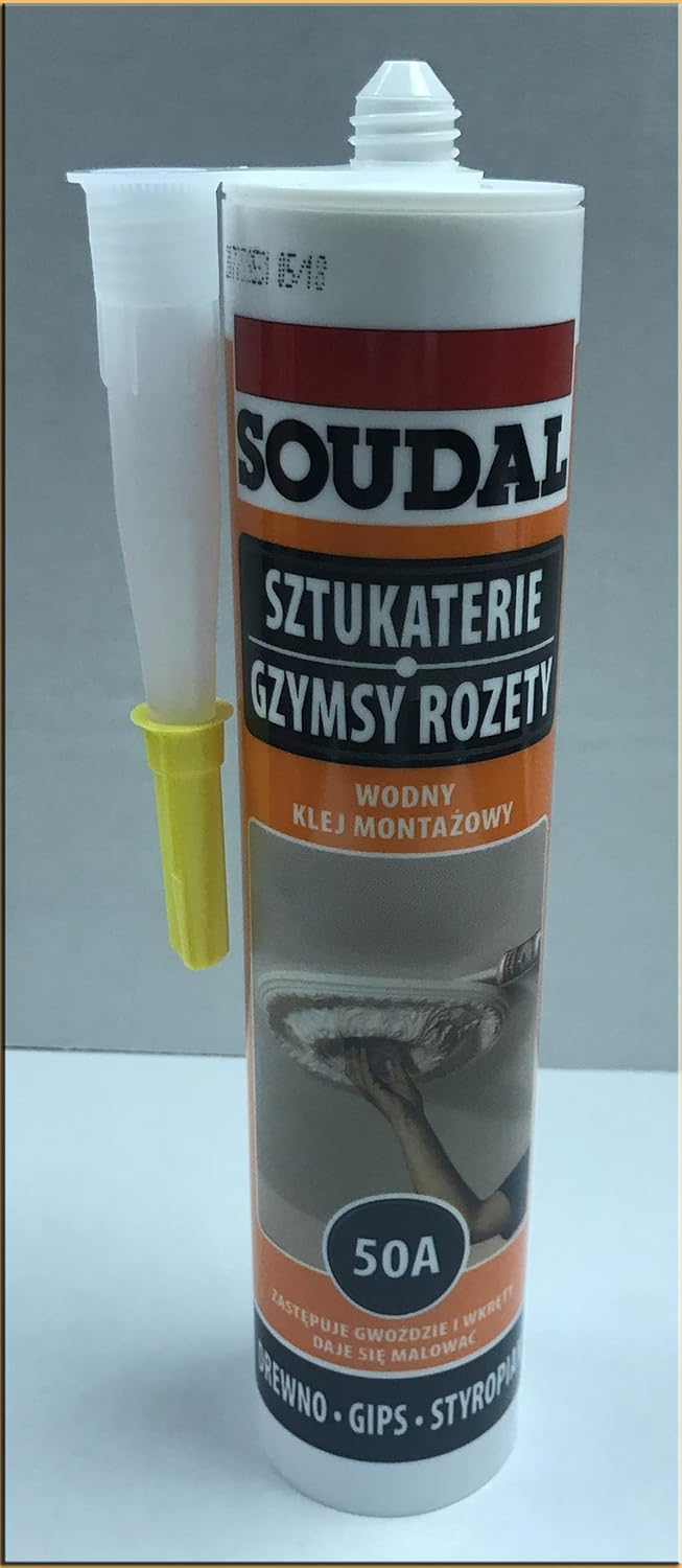 Soudal 50A - Single Tube - Universal Adhesive for Styrofoam Ceiling Tiles