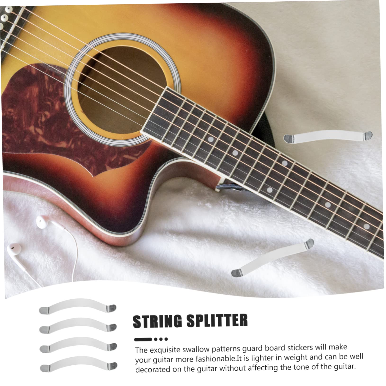 TOYANDONA 20pezzi Distanziatori Per Corde Chitarra Da Strumenti Per Liutaio Adatti Per Manutenzione e Riparazione Strumenti Musicali Per Lavori Fret e