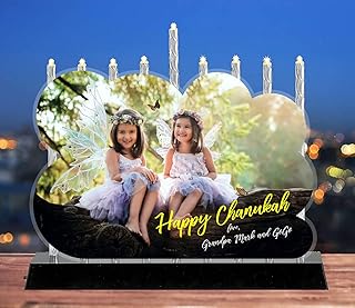 Light & Love Custom Photo Menorah (Heart)