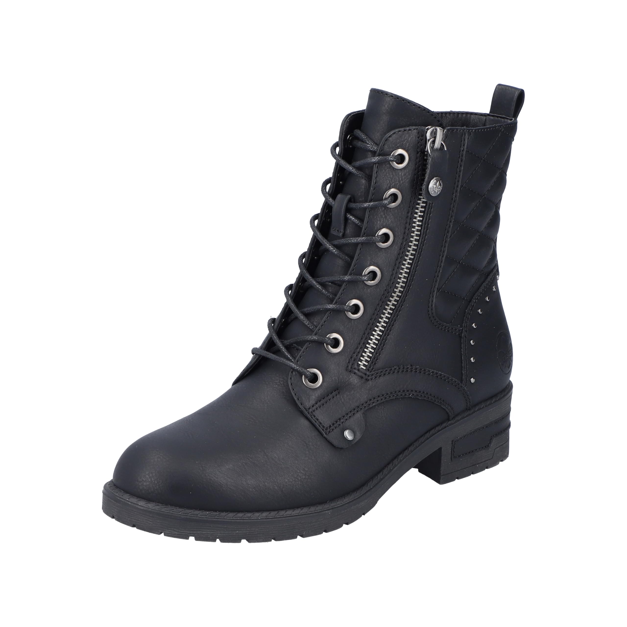 Rieker Women's 91611 Lace-Up Boots, black, 5 UK