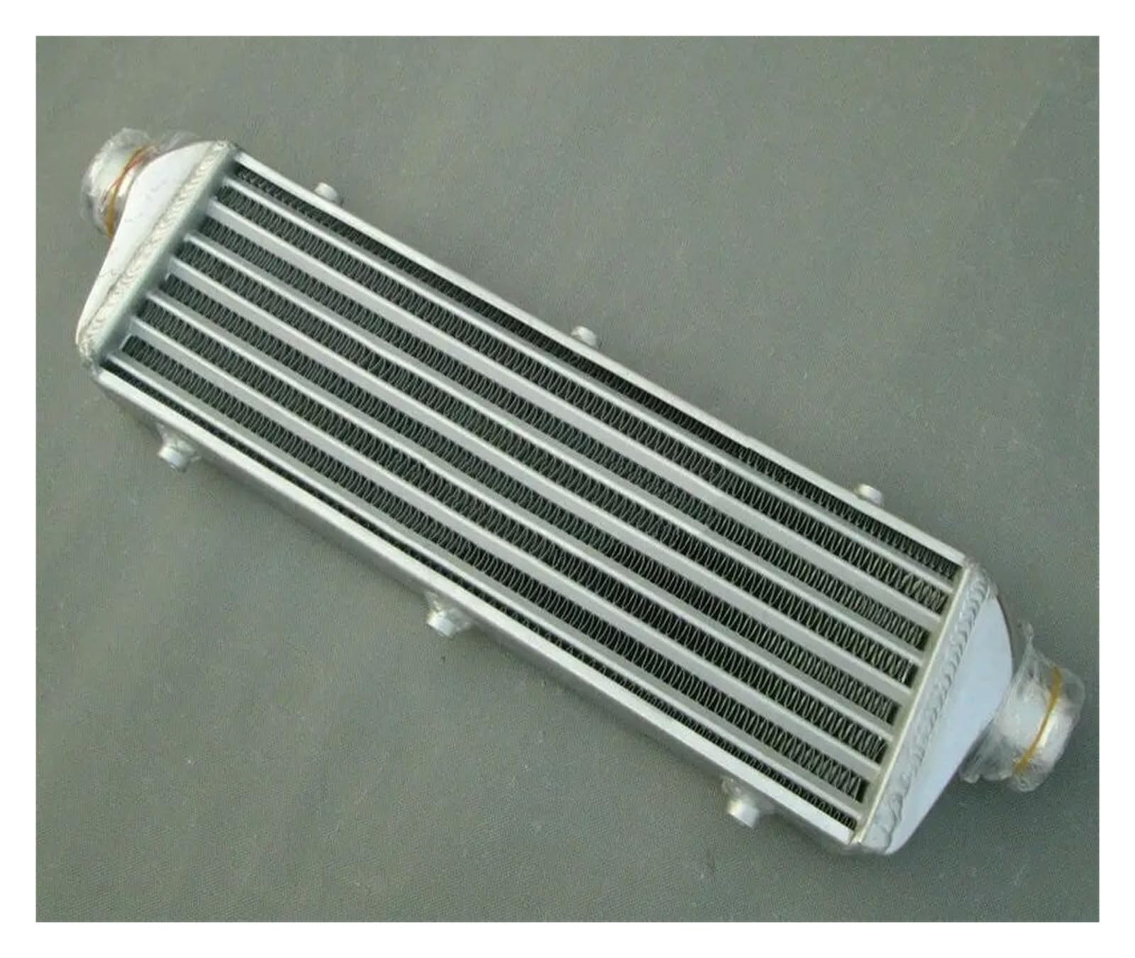 Uniwersalny Aluminiowy Turbo Intercooler 23"x7"x2" 2,25" 57mm Rura Mocowana Z Przodu Intercooler do turbiny samochodowy