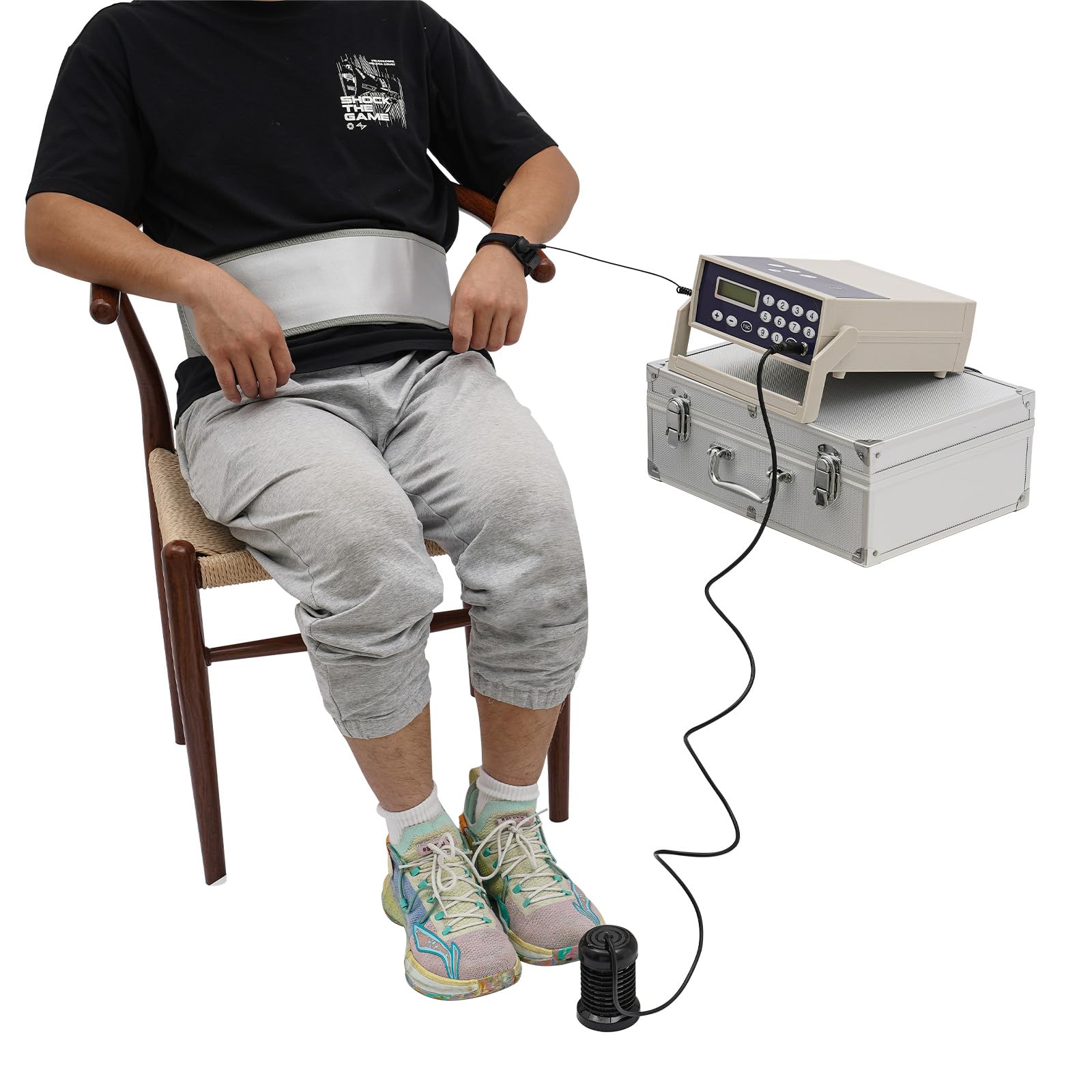 30-Minuten-Automatik Fußbad Fussbad Mit Massagefunktion Massagegerät Fußsprudelbad Fußbad-Maschine mit Ionen-Technologie Vielseitig einsetzbar