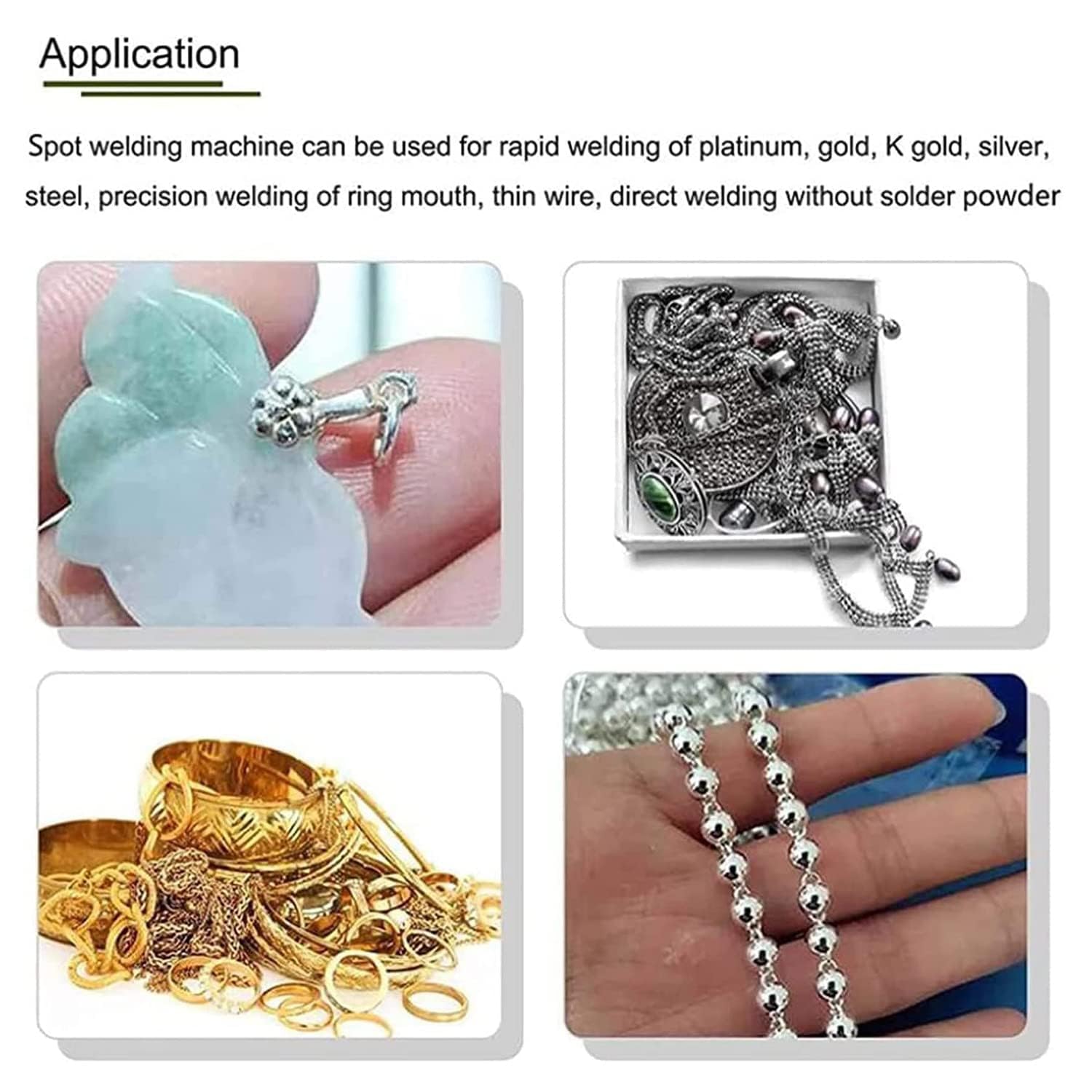 Kit de soldadura permanente para joyas, para oro, plata, titanio y aluminio, herramienta profesional de ortodoncia y restauración de joyas