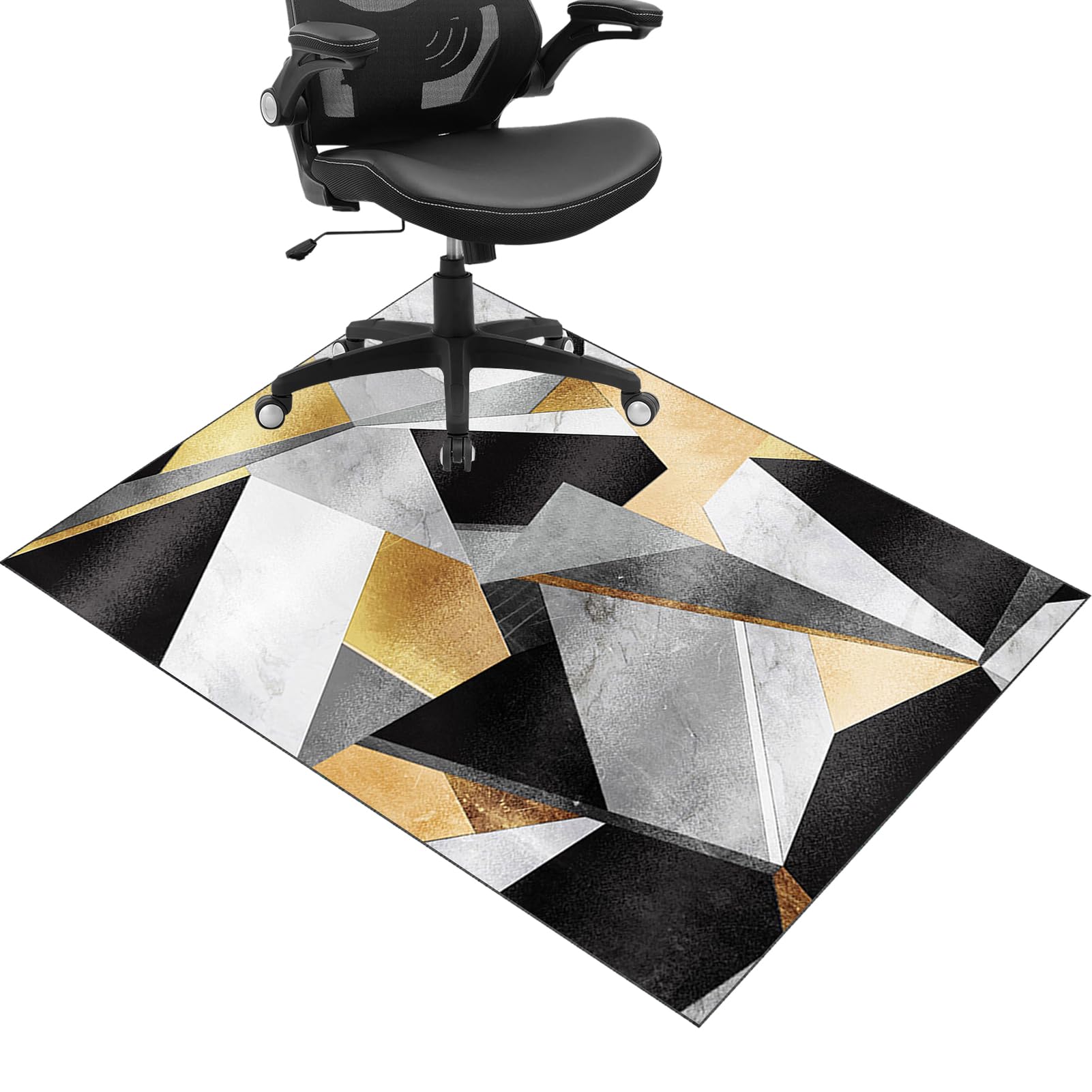 Office Chair Mat for Carpeted Floor, Computer Gaming Chair Mat, Heavy Duty Carpet Protector Chair Mat for Easy Glide, Carpet Chair Mats, Hardwood Floor Protector Mat for Home and Office 180 x 230 cm
