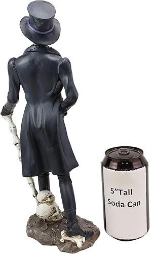Miniatura 5 de Ebros Gift Day of the Dead DOD esqueleto caballero novio en steampunk tailcoat esmoquin y sombrero de copa con huesos esqueléticos Swagger figura de
