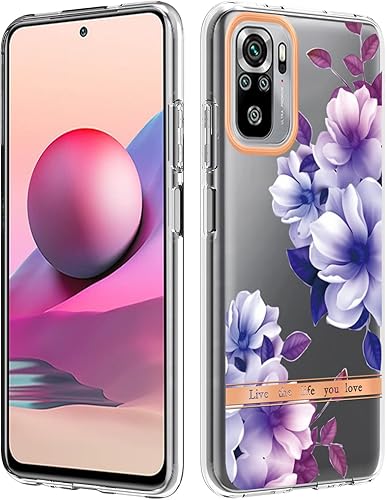 Funda compatible con Redmi Note 10S 4G, compatible con Xiaomi Redmi Note 10 4G para teléfono móvil TPU funda ZHT