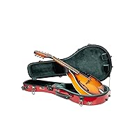 Vista 29 de Crossrock Funda de Mandolina Estilo A se ajusta a Gibson A4 Carcasa Rígida 100% de Fibra de Vidrio con Cierres de Marca, Cerradura TSA, y Correas