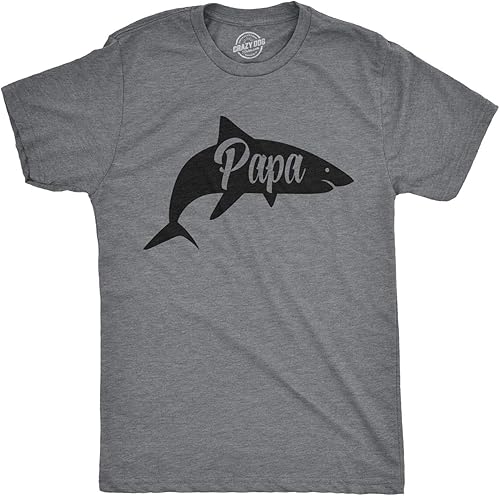 Camiseta de Papa Shark para hombre, divertida canción viral Do