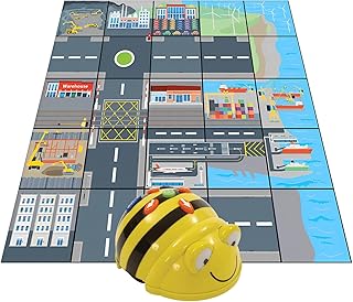 See & Say Bee-Bot Robotics with Transport & Industry Activity Floor Mat Set