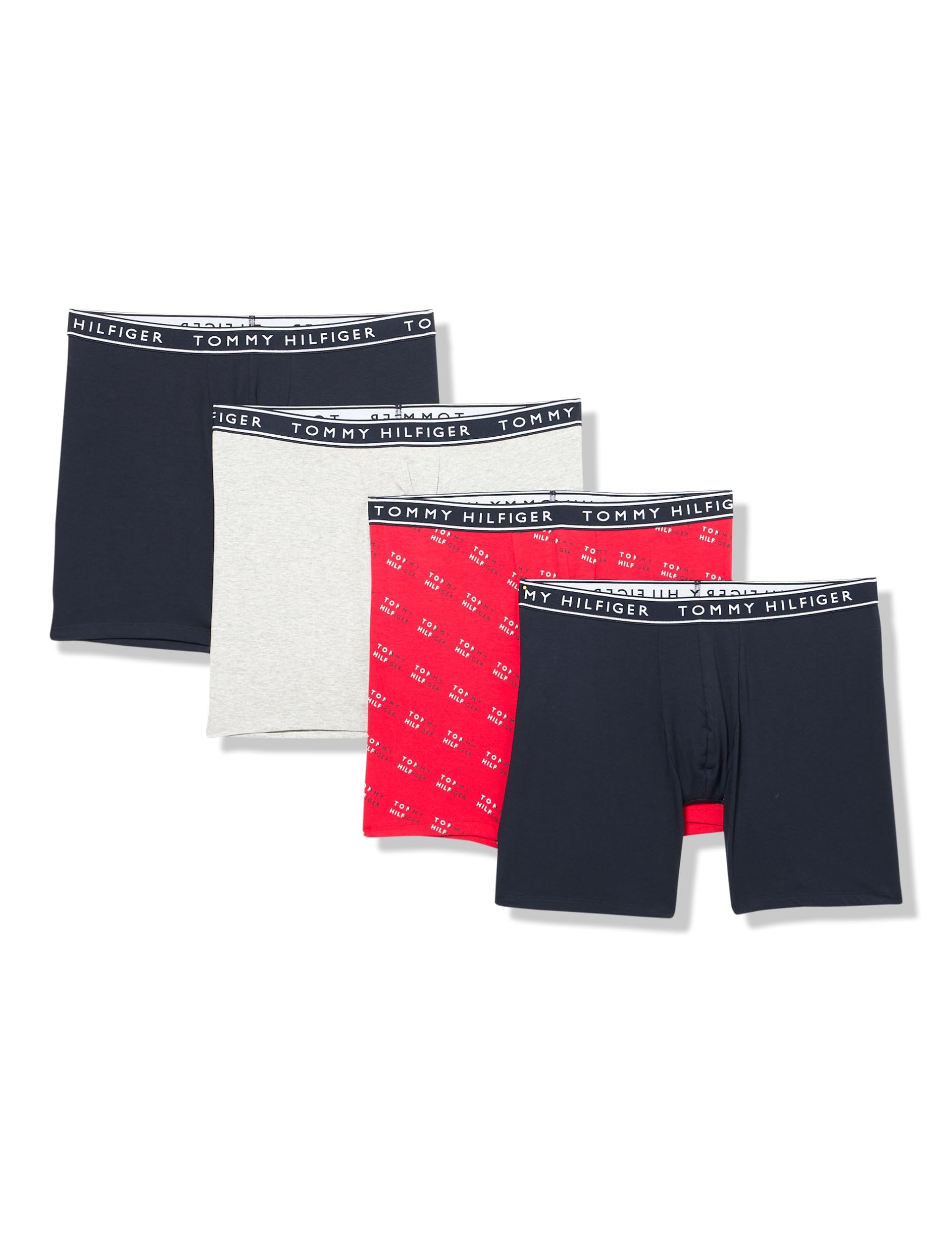 

                                                    Tommy Hilfiger Men's Cotton Stretch 4-Pack Boxer B