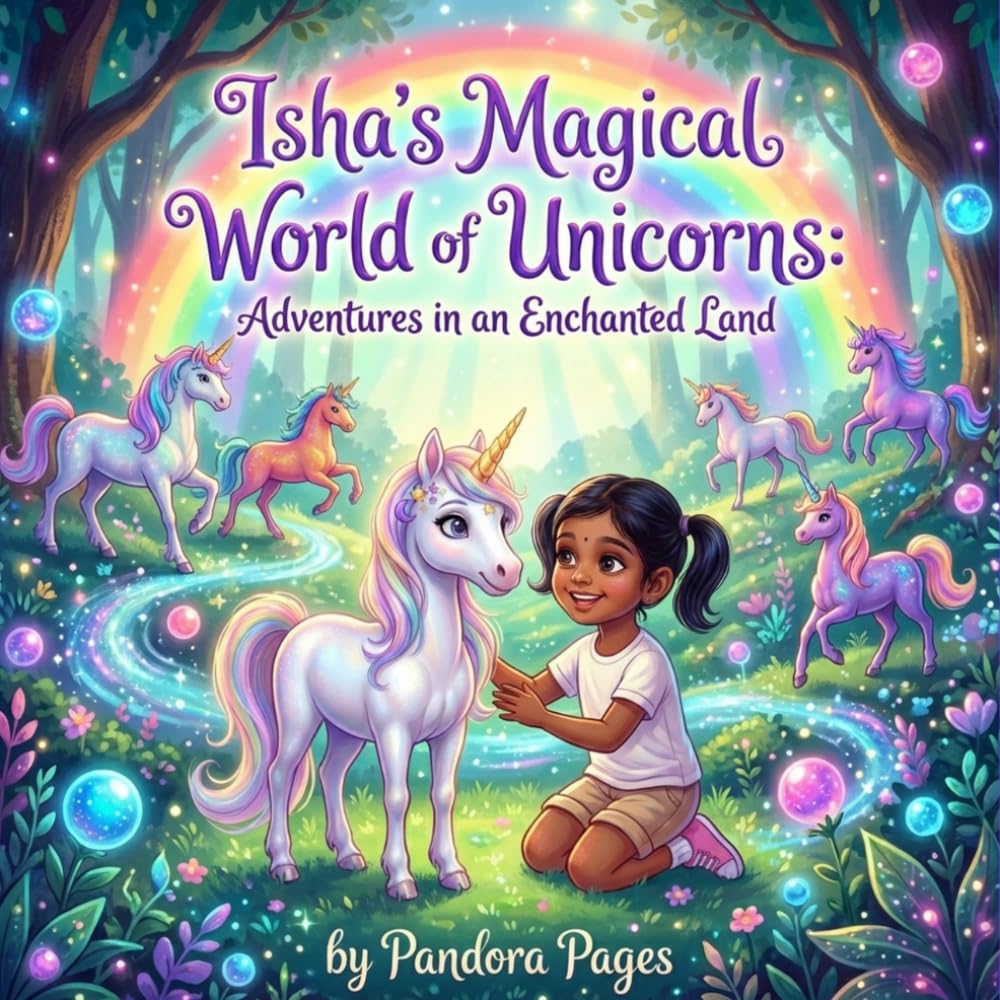 Unicorn Magic Land: Journey into a World of Sparkling Adventures and Enchantment: An Illustrated Children's Storybook About Courage, Kindness, and Believing in Magic