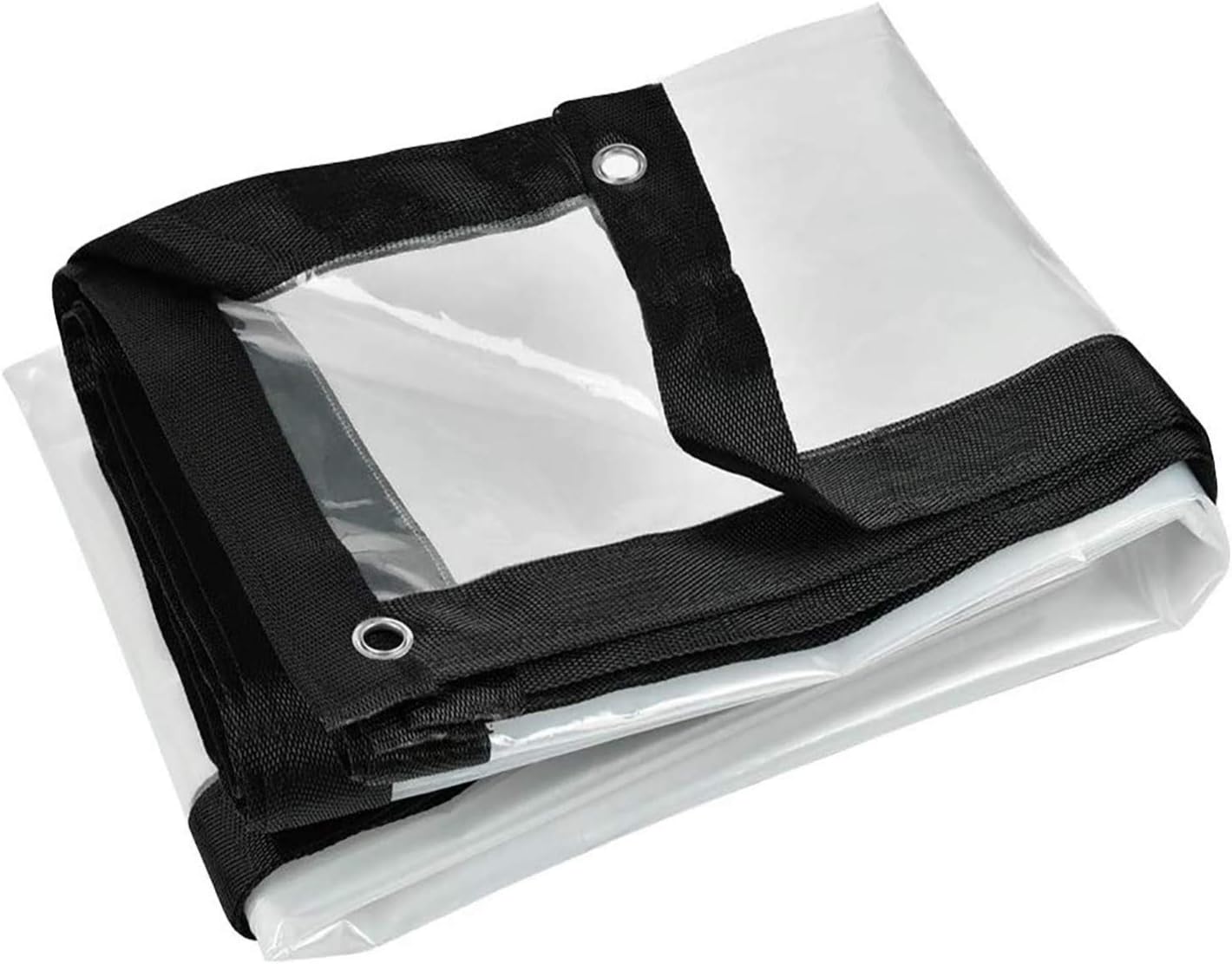 Transparente PE Plane 2x3m Mit Ösen - 0,18mm Wetterfest Für Terrasse & Garten